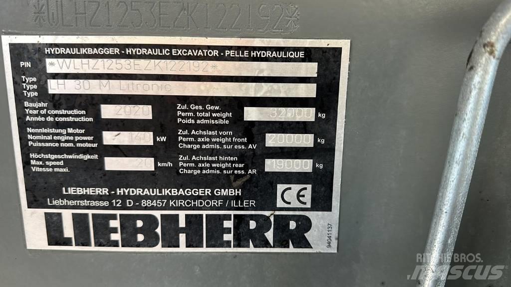 Liebherr LH 30 M Bagri za prekladanje primarnih/sekundarnih surovin