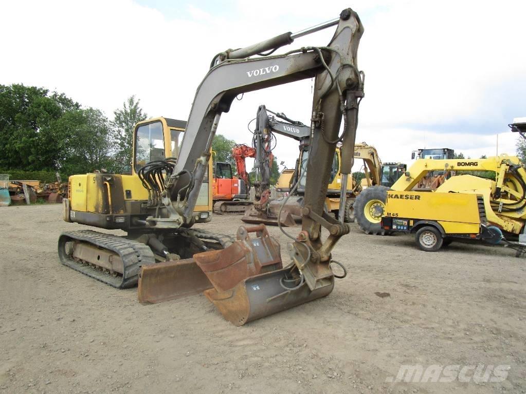 Volvo EC 70  ECR 88 Midi bagri 7t – 12t