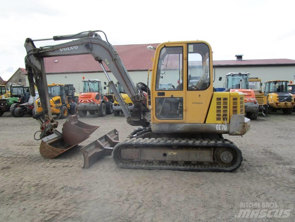 Volvo EC 70  ECR 88 Midi bagri 7t – 12t