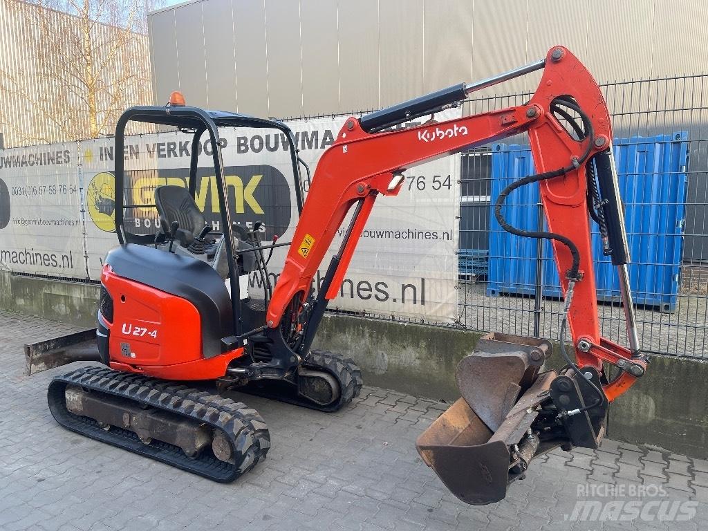 Kubota U 27-4 Mini bagri <7t