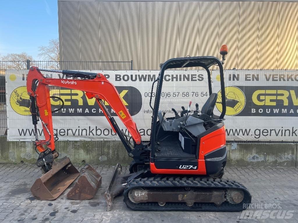 Kubota U 27-4 Mini bagri <7t