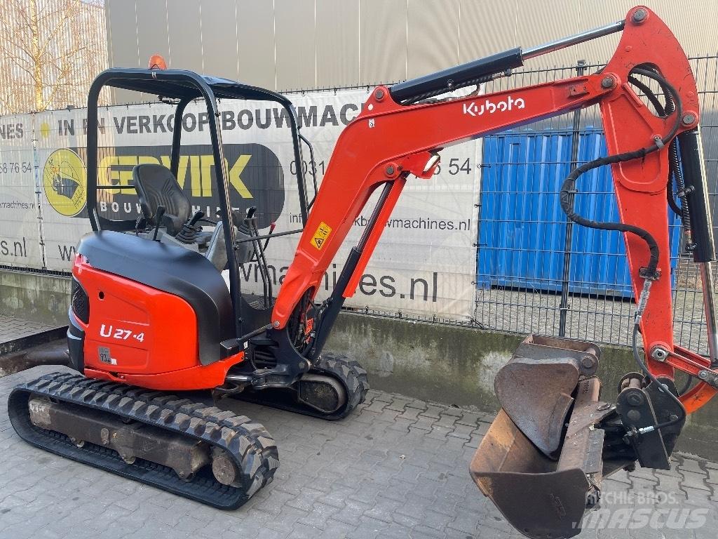 Kubota U 27-4 Mini bagri <7t