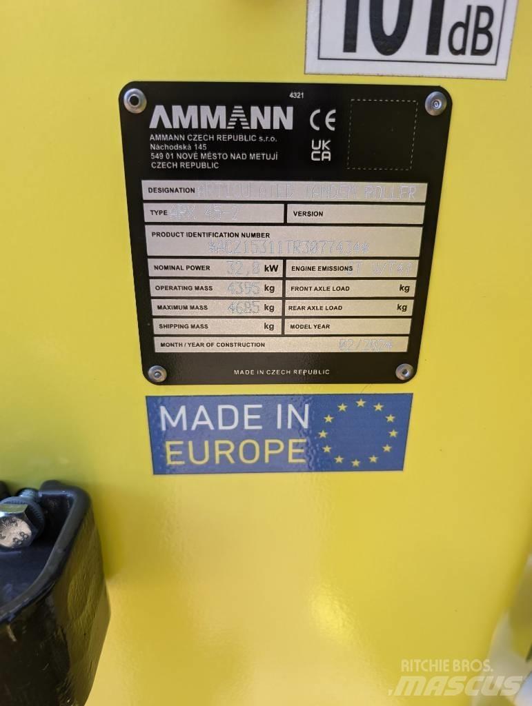 Ammann ARX45-2 Dvojni valjarji