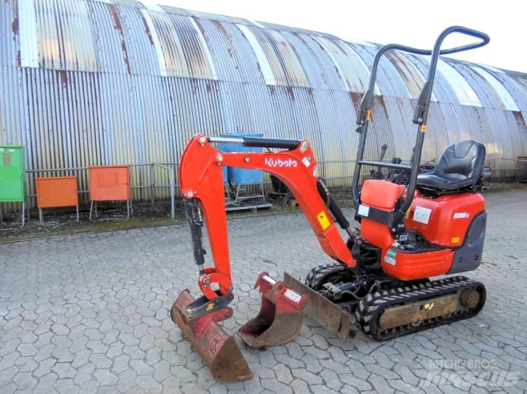 Kubota K 008-3 Mini bagri <7t