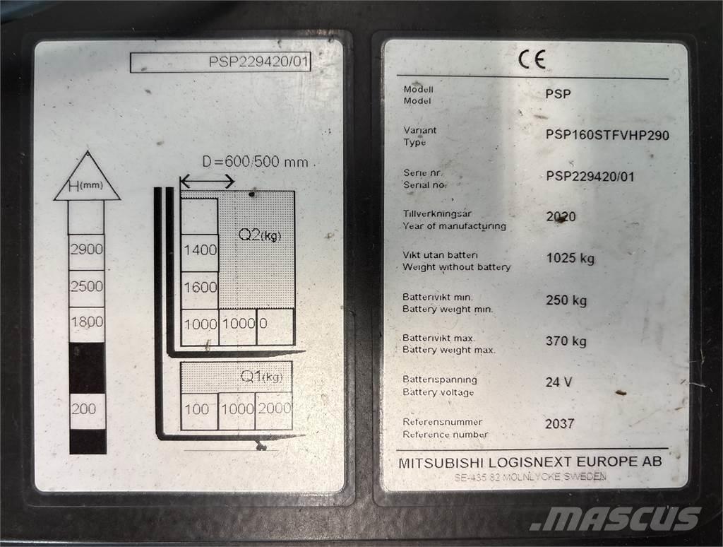 Atlet PSP160 Samopogonski ročni viličarji