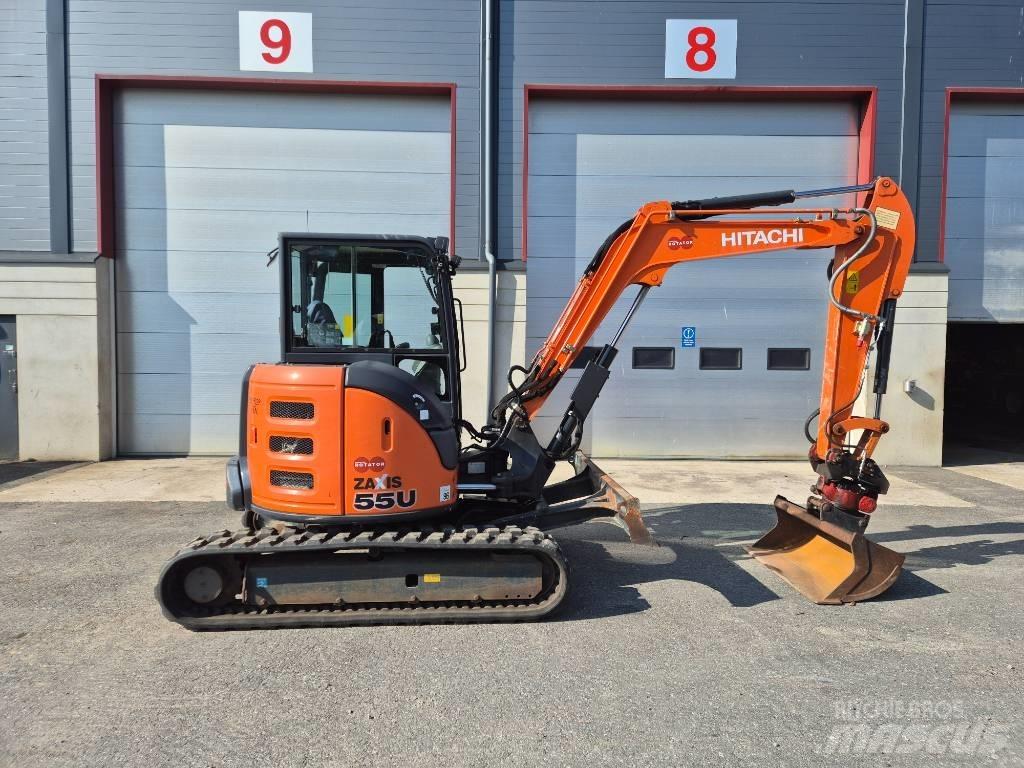Hitachi ZX55U-5 Mini bagri <7t