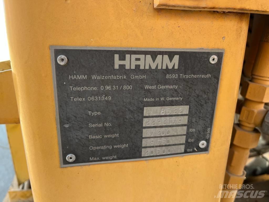 Hamm HD 85 Dvojni valjarji