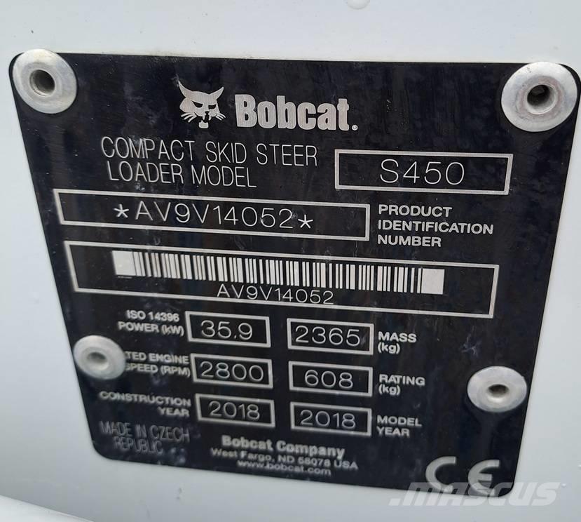 Bobcat S 450 Skid steer mini nakladalci