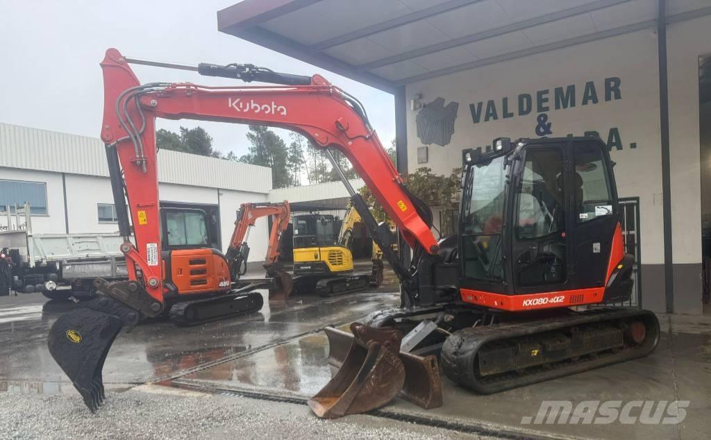Kubota KX 080 Midi bagri 7t – 12t