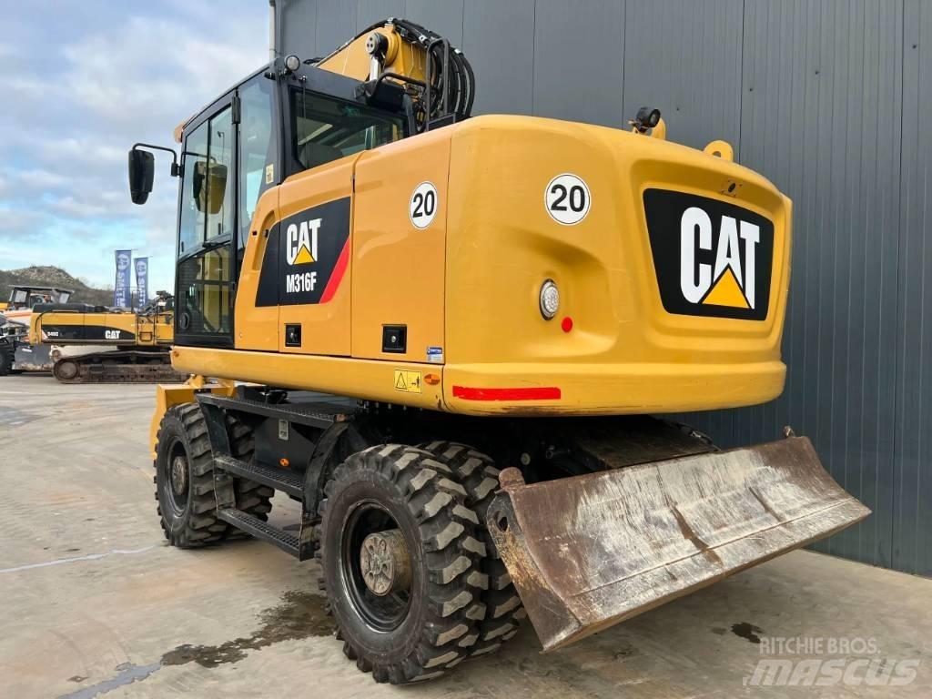 CAT M316F Bagri na kolesih