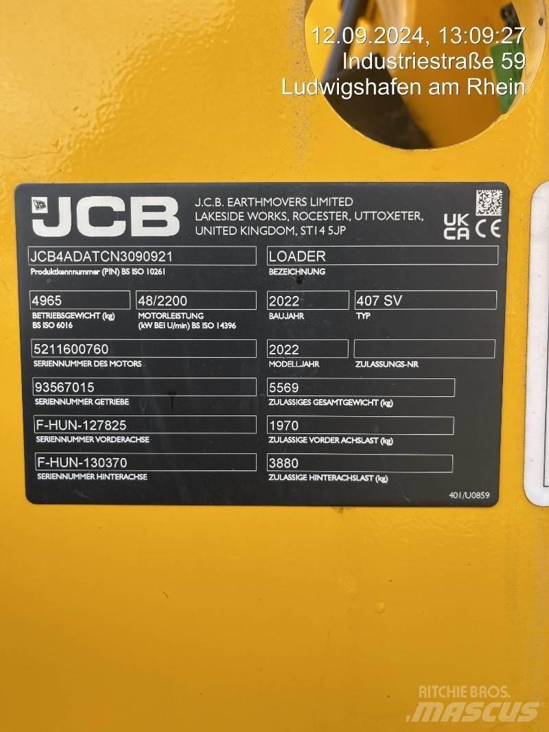 JCB 407 Kolesni nakladalci