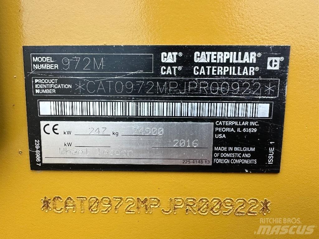 CAT 972 M Kolesni nakladalci