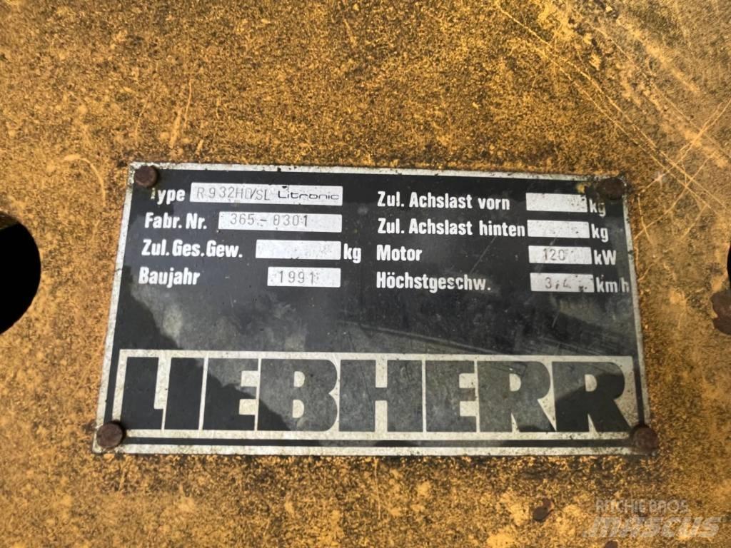 Liebherr 932 Bagri goseničarji