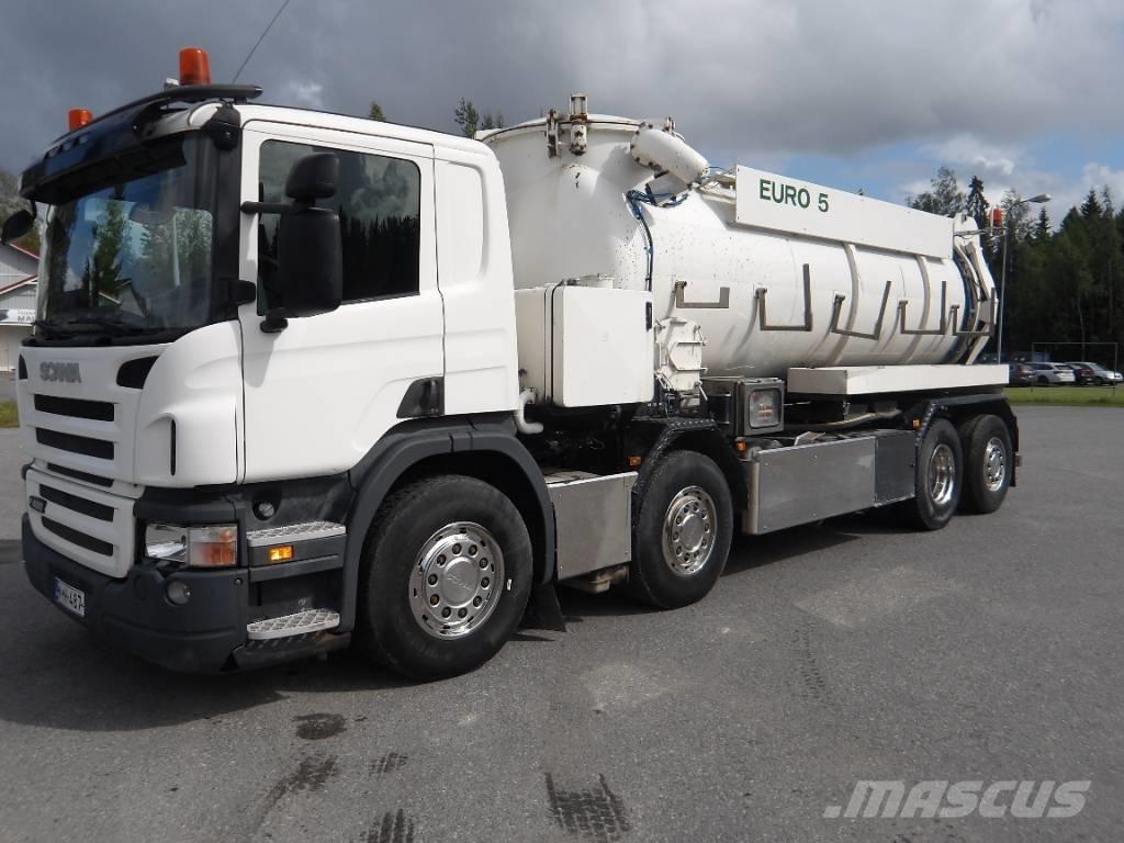 Scania P 400 LB 8x2 Vakuumski tovornjaki