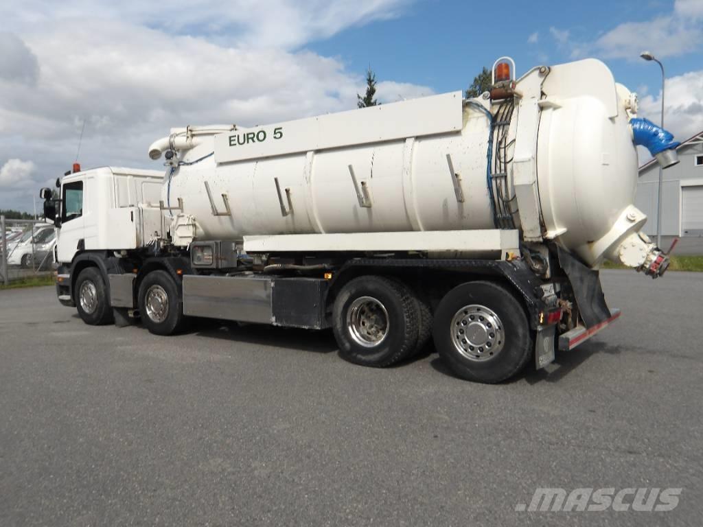 Scania P 400 LB 8x2 Vakuumski tovornjaki