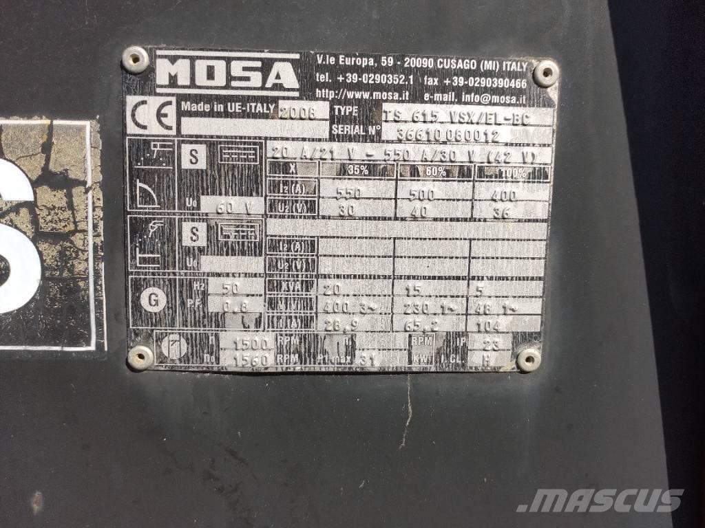 Mosa TS615 - VSX/EL-BC Varilni instrumenti
