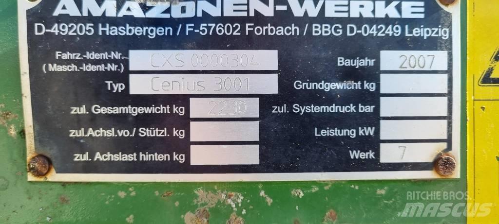 Amazone Cenius 3001 Kultivatorji