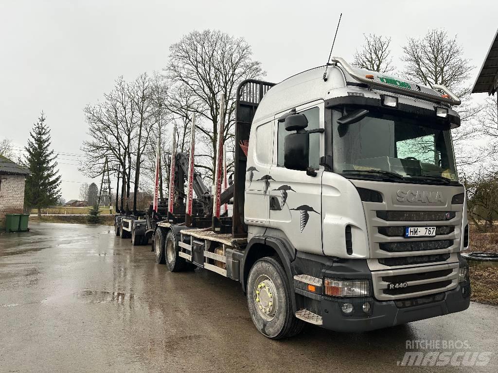 Scania R440 Tovornjaki za hlode