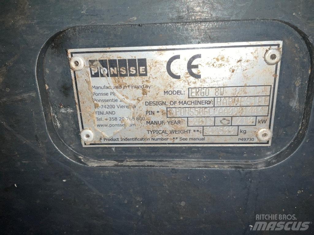 Ponsse ERGO 8W Harvesterji