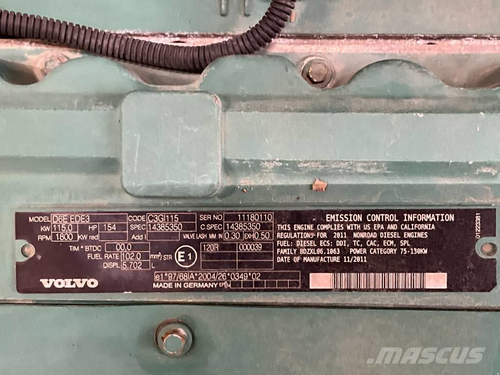 Volvo EW 160 C Bagri na kolesih