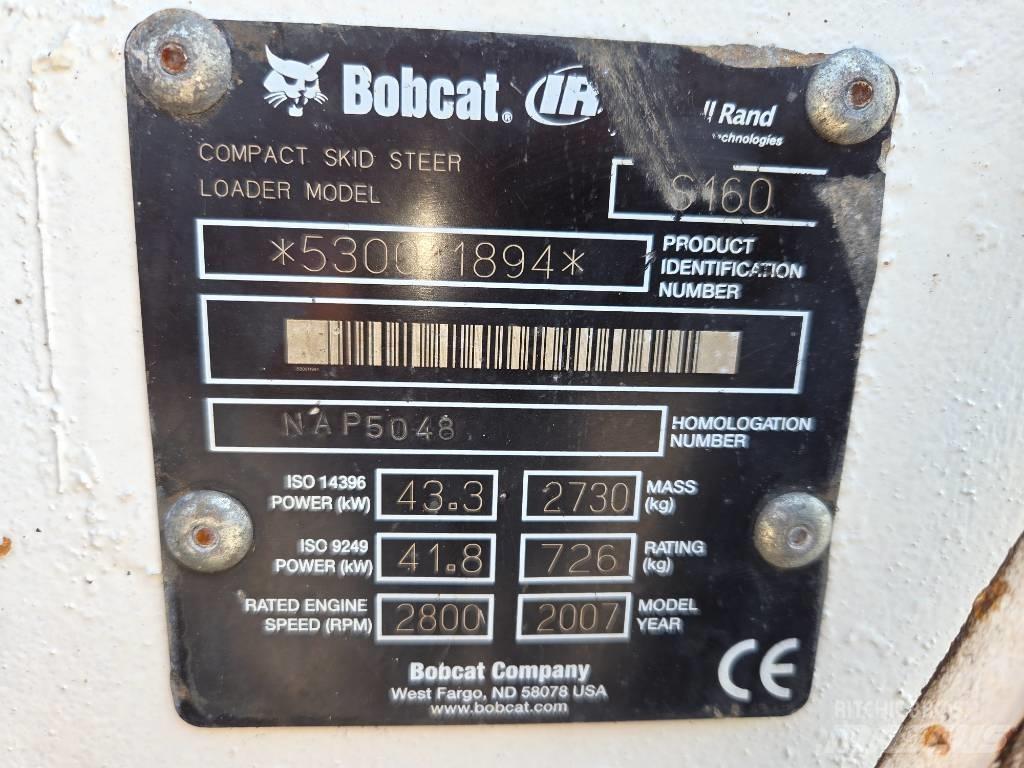 Bobcat S 160 Skid steer mini nakladalci