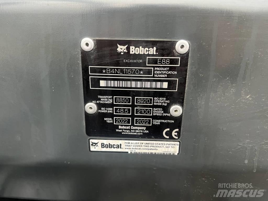 Bobcat E88 Bagri goseničarji
