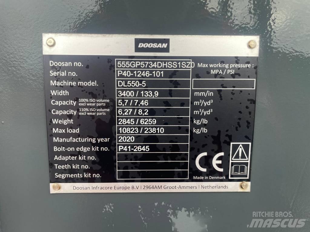 Doosan DL550 Žlice