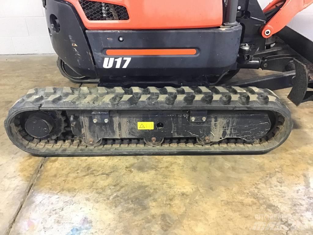 Kubota U 17 Mini bagri <7t