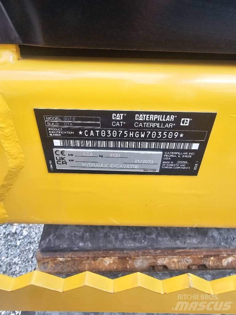 CAT 307.5 Midi bagri 7t – 12t