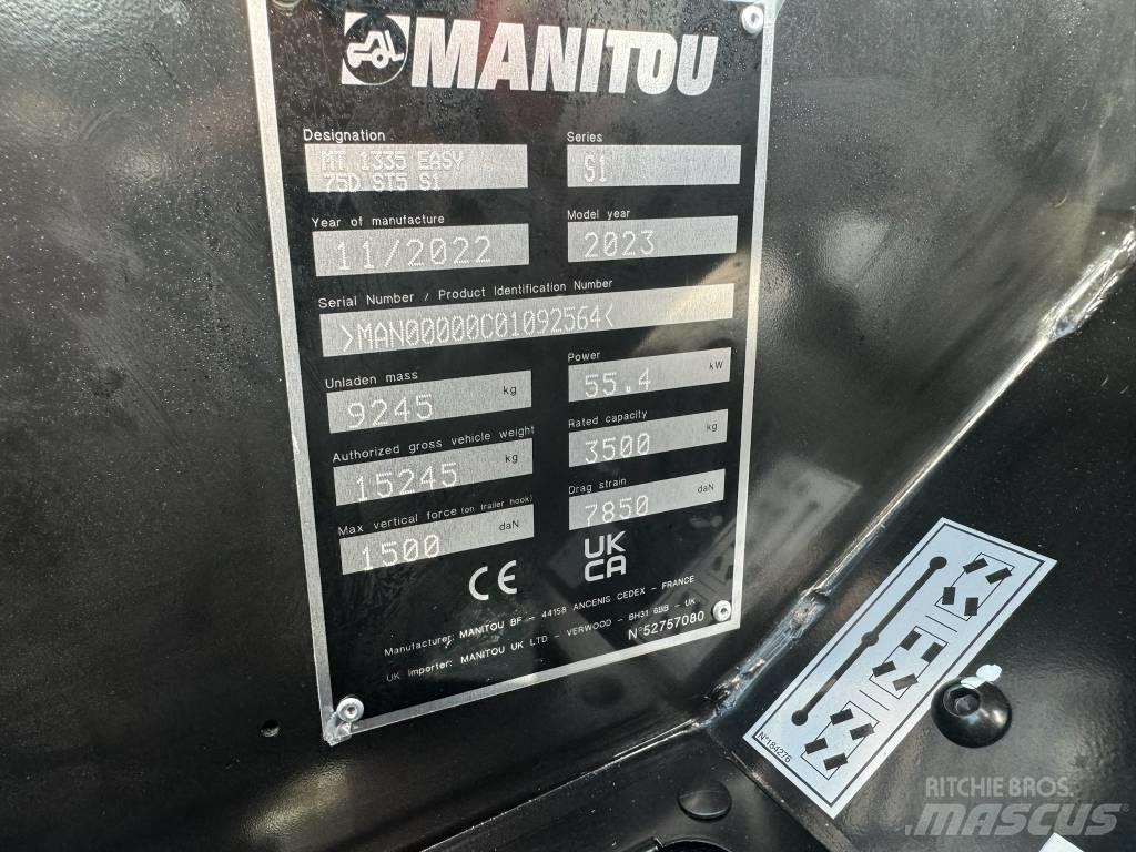 Manitou MT 1335 Teleskopski viličarji