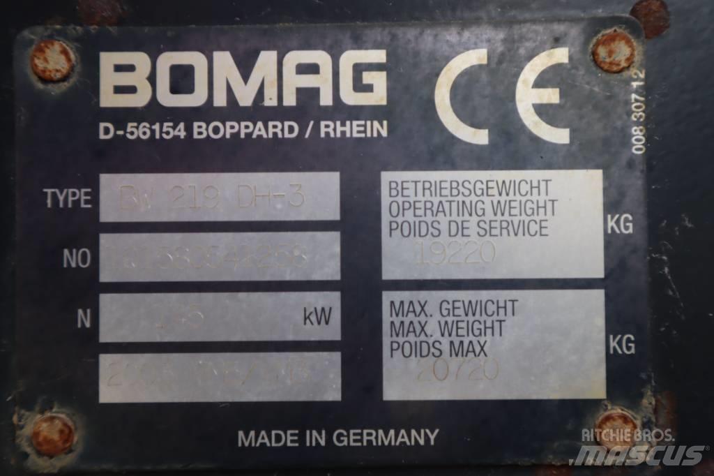 Bomag BW 219 DH-3 Enojni valjarji
