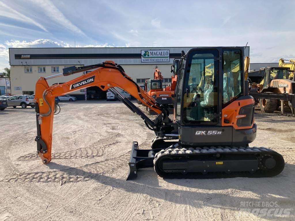 Develon DX 55 R-7 Mini bagri <7t