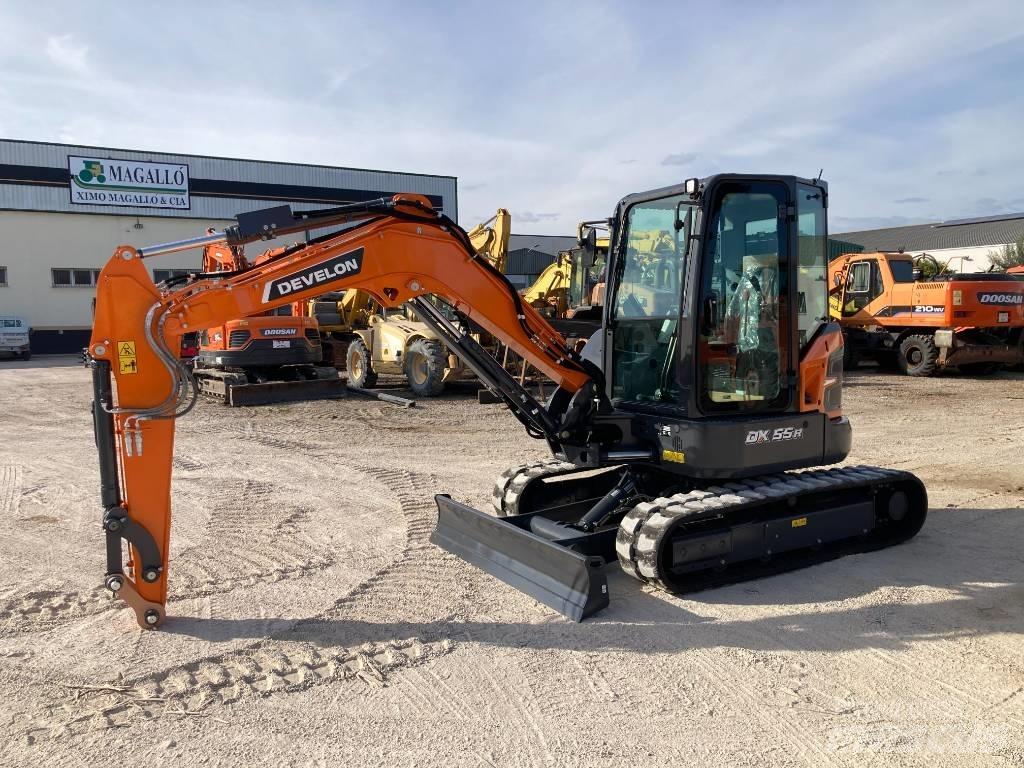 Develon DX 55 R-7 Mini bagri <7t