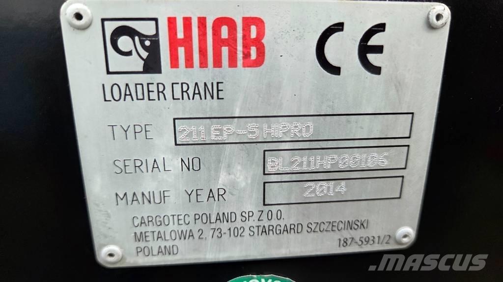 Hiab 211 EP-5 Hipro Paletna dvigala