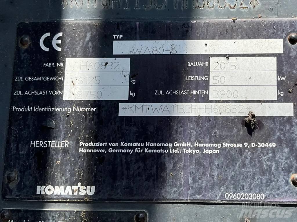 Komatsu WA 80-6 Kolesni nakladalci