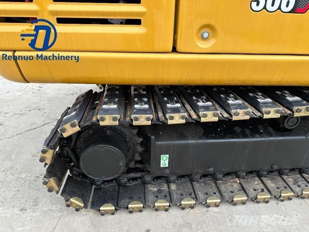 CAT 306E with rubber Mini bagri <7t