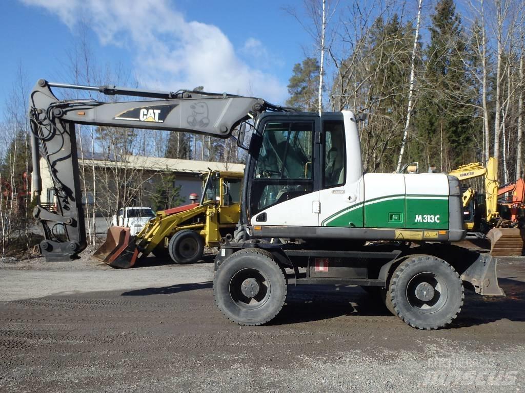 CAT M 313 C 4x4 Bagri na kolesih