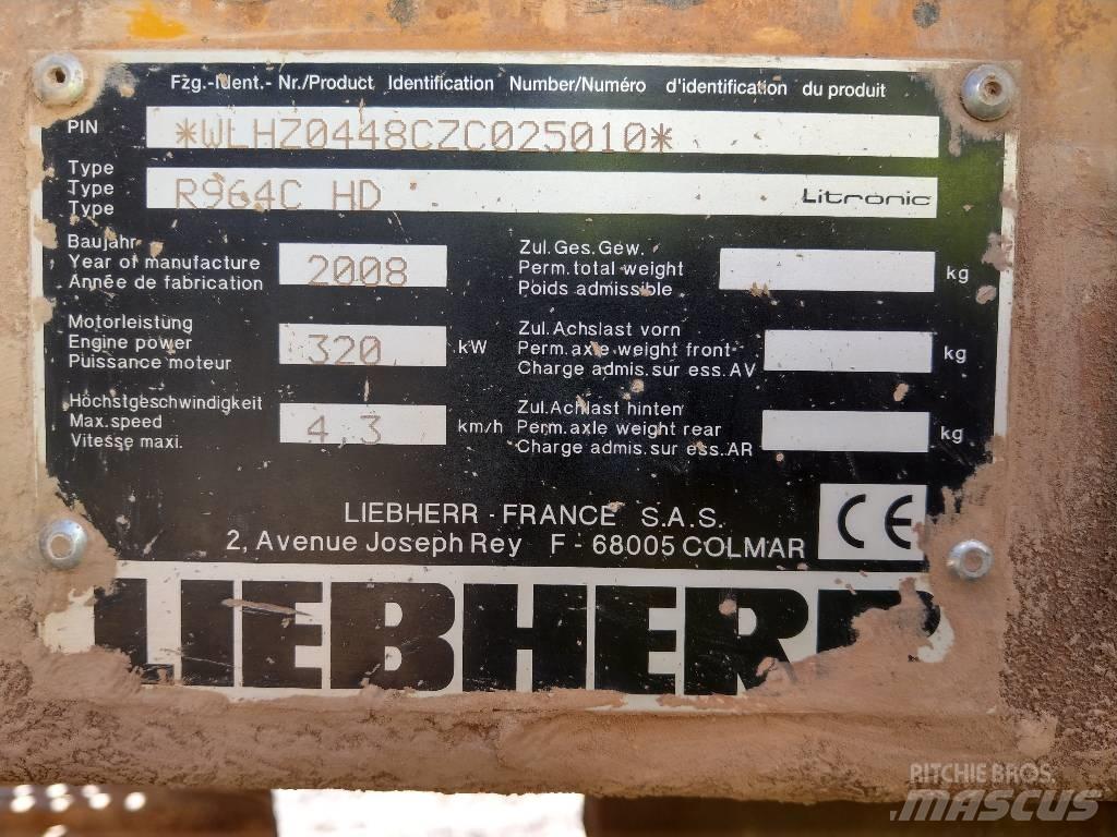 Liebherr R 964 C HD Bagri goseničarji