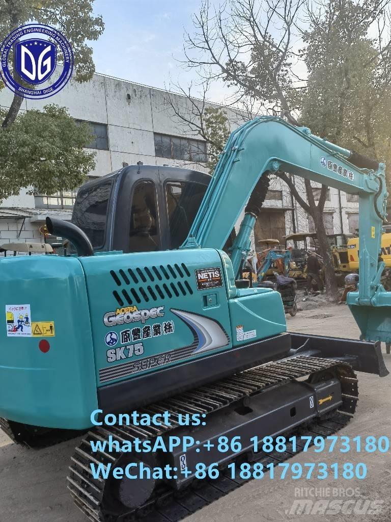 Kobelco SK75-8 Bagri goseničarji
