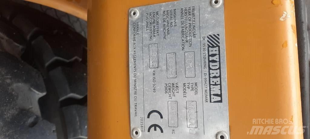 Hydrema M1600C2 Bagri na kolesih