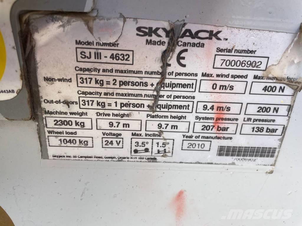 SkyJack SJ III 4632 Škarjaste dvižne ploščadi
