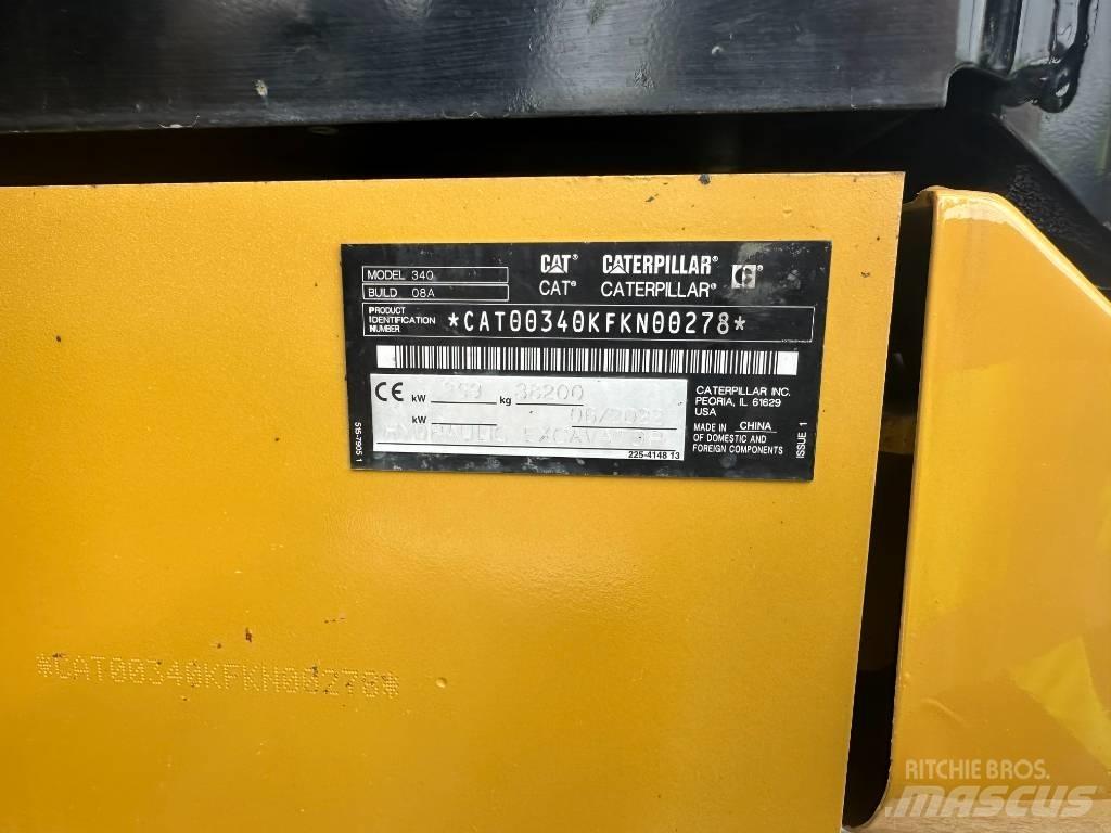 CAT 340 Bagri goseničarji