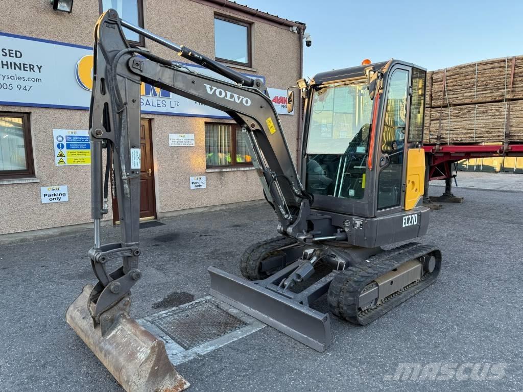 Volvo EC 27 D Mini bagri <7t