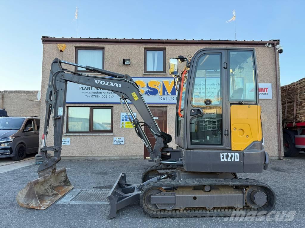 Volvo EC 27 D Mini bagri <7t