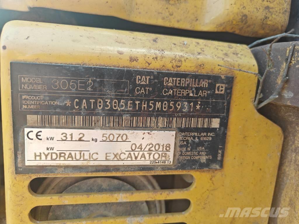CAT 305E2 Mini bagri <7t