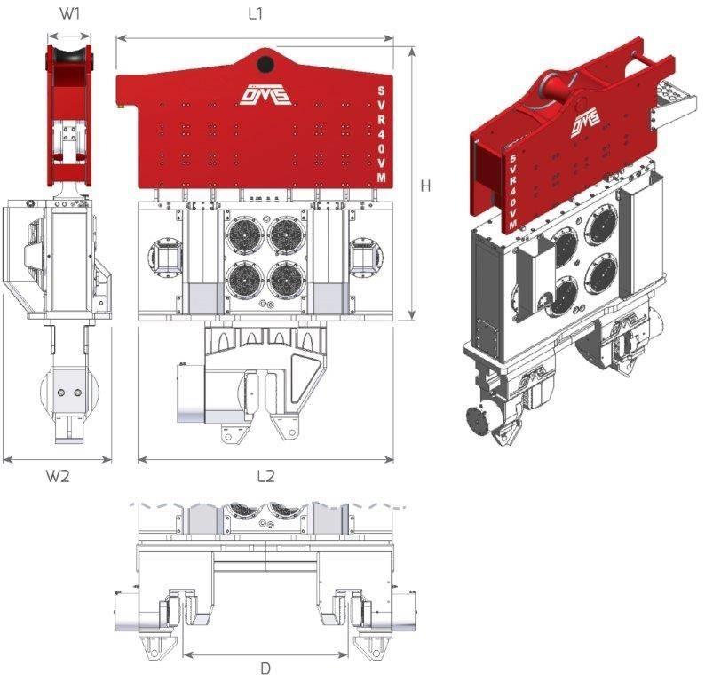  SVR 40VM Vibracijski nabijalci pilotov