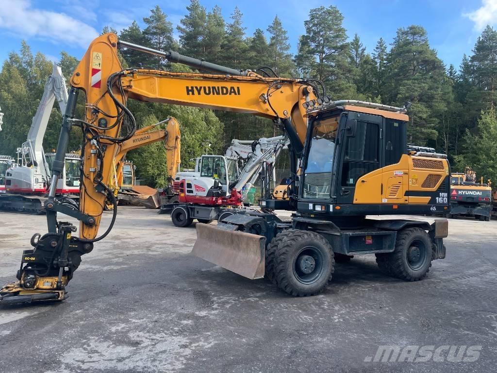 Hyundai HW 160 Bagri na kolesih