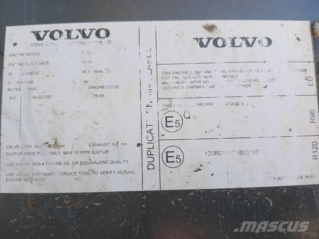 Volvo EC 750 E Bagri goseničarji