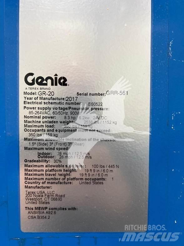 Genie GR20 Vertikalna dvigala