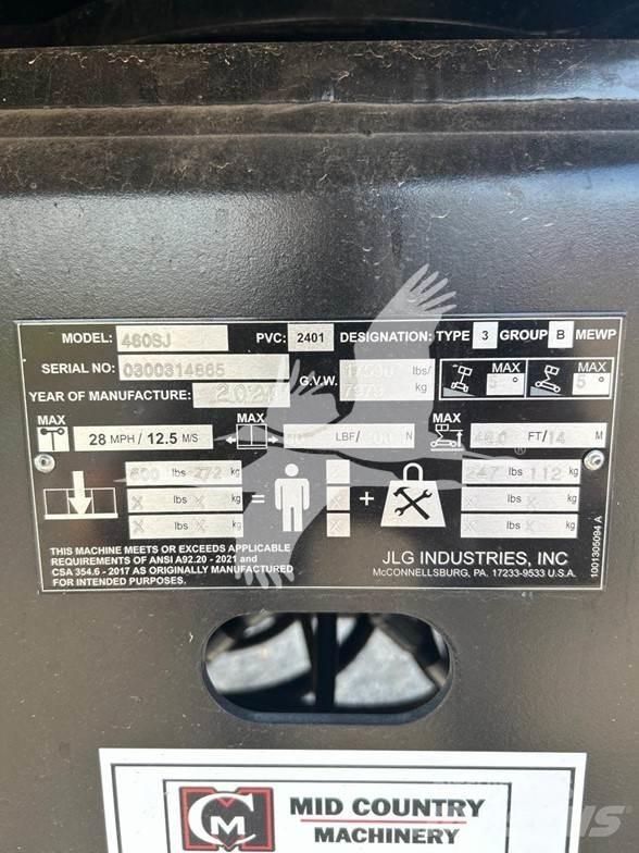 JLG 460SJ Teleskopske dvižne ploščadi